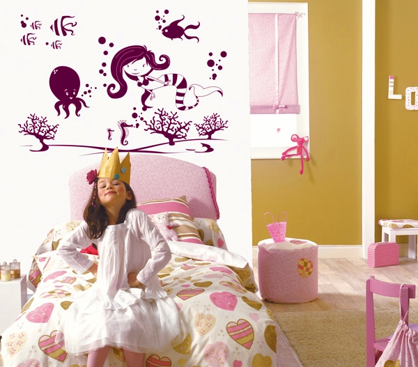 Vinilos infantiles para decoración de paredes