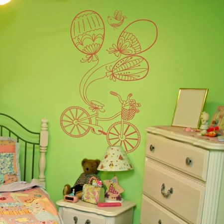 Vinilo Infantil Juvenil Bicileta