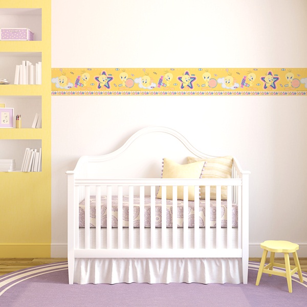 Cenefa Piolin Lonney Tunes - Color Amarillo