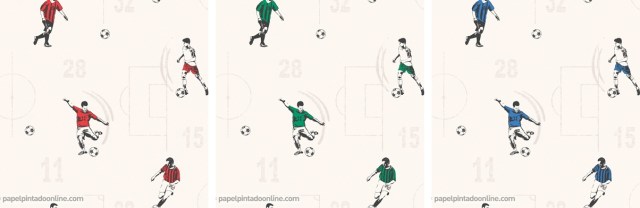 Papel Pintado Jugadores Futbol